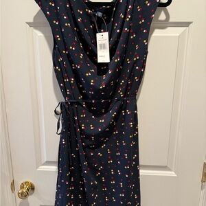 Tommy Hilfiger Navy Dress with Colorful Dots